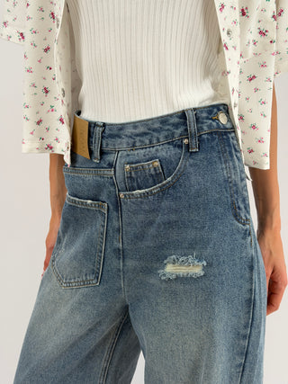 Jeans Wide Leg 90 Degrees