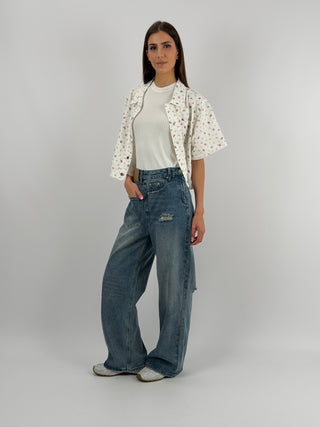 Jeans Wide Leg 90 Degrees