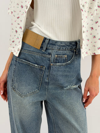 Jeans Wide Leg 90 Degrees