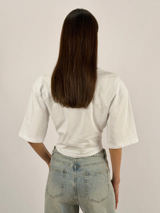 T-Shirt Corsetto Bianca Lumina