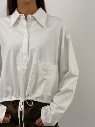 Pull à Col Blanc