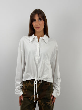 Pull à Col Blanc