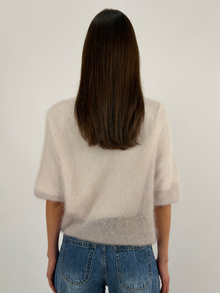 Kid's Ultrafine Mohair Short-Sleeved Jersey, Light Blue