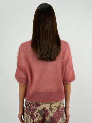 Kid's Ultrafine Mohair Short-Sleeved Jersey, Light Blue