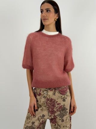 Kid's Ultrafine Mohair Short-Sleeved Jersey, Light Blue