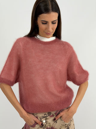 Kid's Ultrafine Mohair Short-Sleeved Jersey, Light Blue