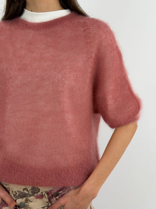 Kid's Ultrafine Mohair Short-Sleeved Jersey, Light Blue