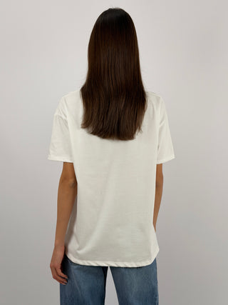 T-Shirt Over con Stampa Margarita