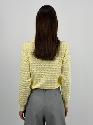 Maglia con Colletto Gialla