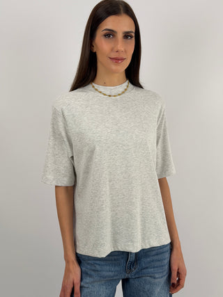 Black Wide Sleeve Cotton T-Shirt