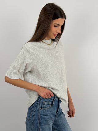 Black Wide Sleeve Cotton T-Shirt