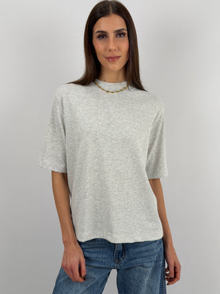 Black Wide Sleeve Cotton T-Shirt