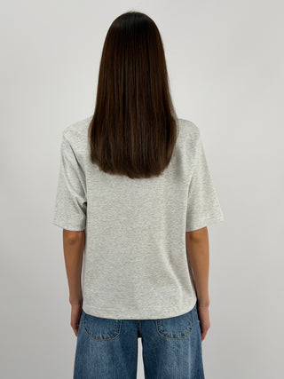 Black Wide Sleeve Cotton T-Shirt