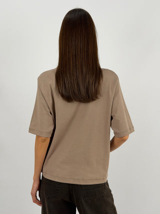 Black Wide Sleeve Cotton T-Shirt