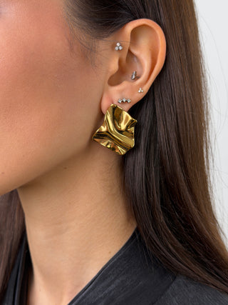Crumpled Earrings