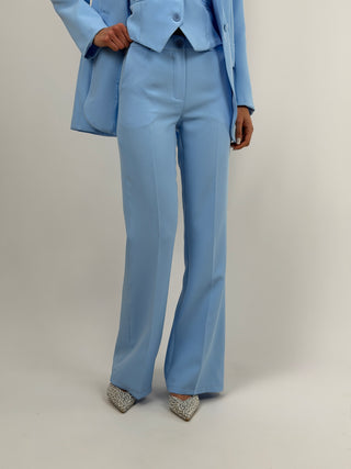 Pantalone Flare Azzurro