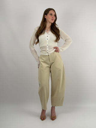 Pantalone Balloon Lumina Beige