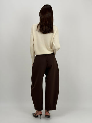 Pantalone Balloon Lumina Marrone