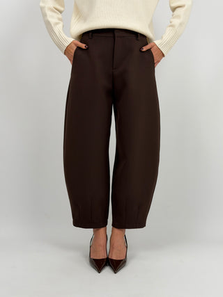 Pantalone Balloon Lumina Marrone
