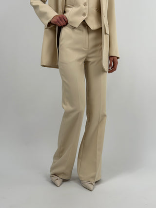 Pantalone Flare Beige