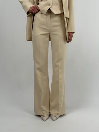Pantalone Flare Beige