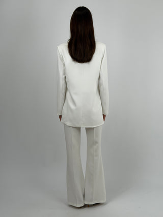 Pantalone Flare Bianco