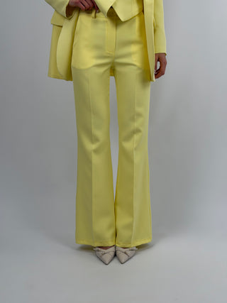 Pantalone Flare Giallo