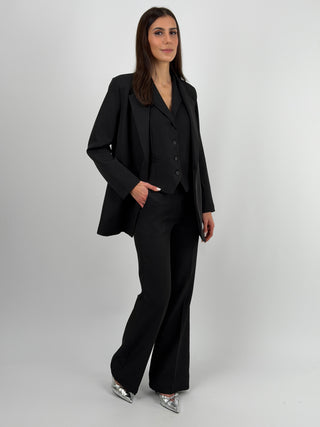 Pantalone Flare Nero