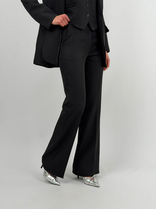 Pantalone Flare Nero