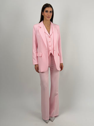 Pantalone Flare Rosa