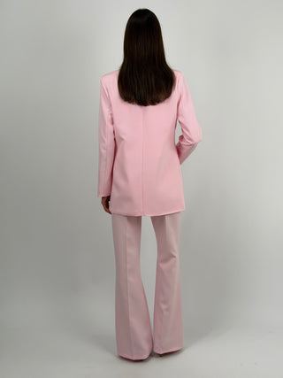 Pantalone Flare Rosa