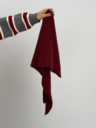 Triangle Scarf 4in1 Bordeaux