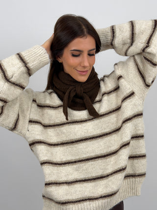 Triangle Scarf 4in1 Marrone