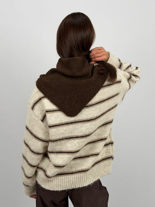 Triangle Scarf 4in1 Marrone