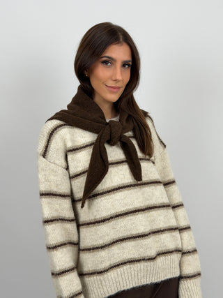 Triangle Scarf 4in1 Marrone