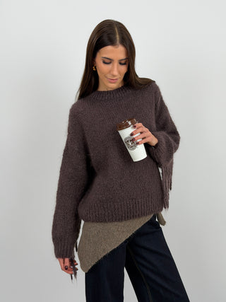 Triangle Scarf 4in1 Mocha Mousse