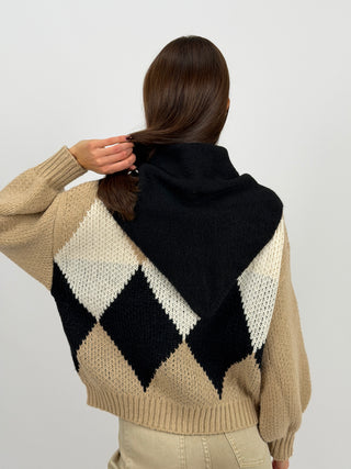 Triangle Scarf 4in1 Nera