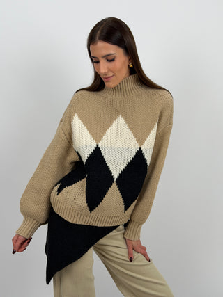 Triangle Scarf 4in1 Nera