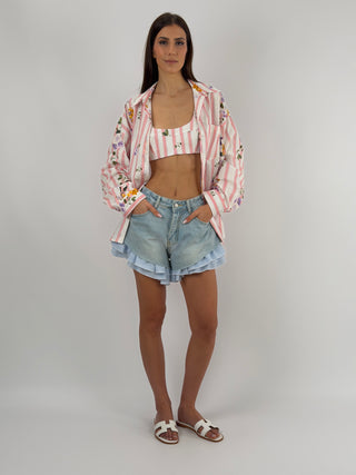 Set Top e Camicia Lumina Rosa