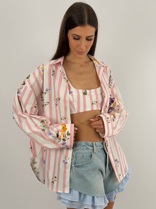 Set Top e Camicia Lumina Rosa