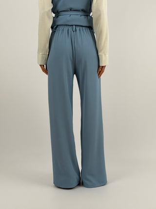 Completo Gilet e Pantalone Azzurro