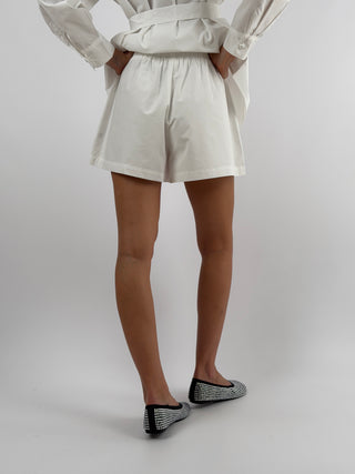 Coordinato Camicia e Shorts Bianco