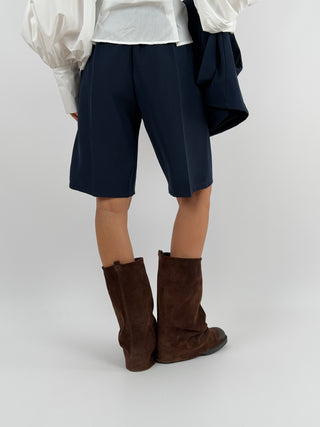 Coordinato Gilet e Bermuda Blu