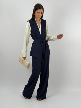 Completo Gilet e Pantalone Blu
