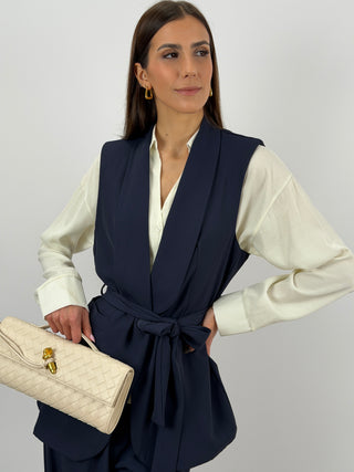 Completo Gilet e Pantalone Blu
