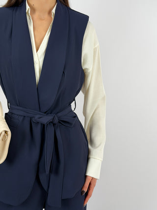 Completo Gilet e Pantalone Blu
