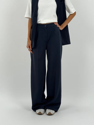 Coordinato Gilet e Pantalone Blu