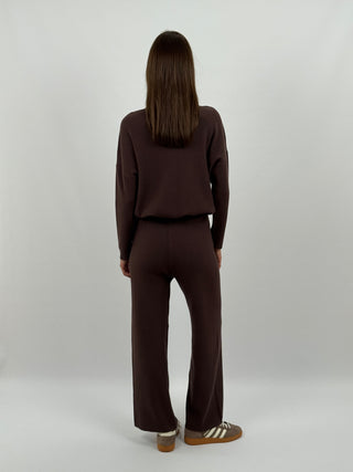 Coordinato Comfy Cute a Costine Marrone