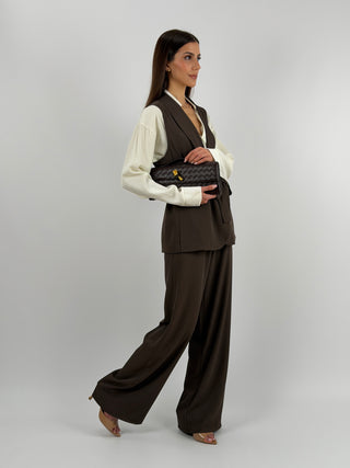 Completo Gilet e Pantalone Marrone