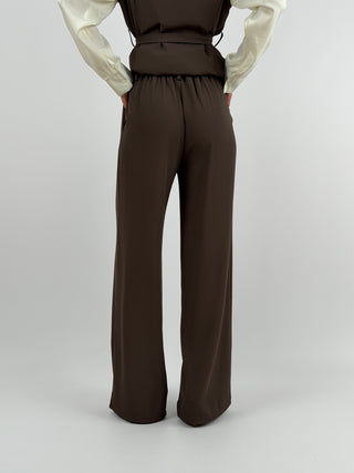 Completo Gilet e Pantalone Marrone